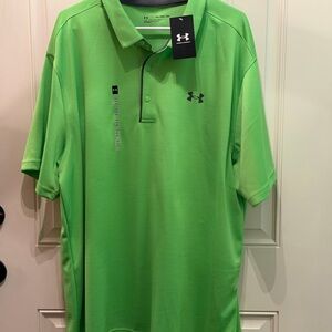 Under Armour Men's Vibrant Green Polo